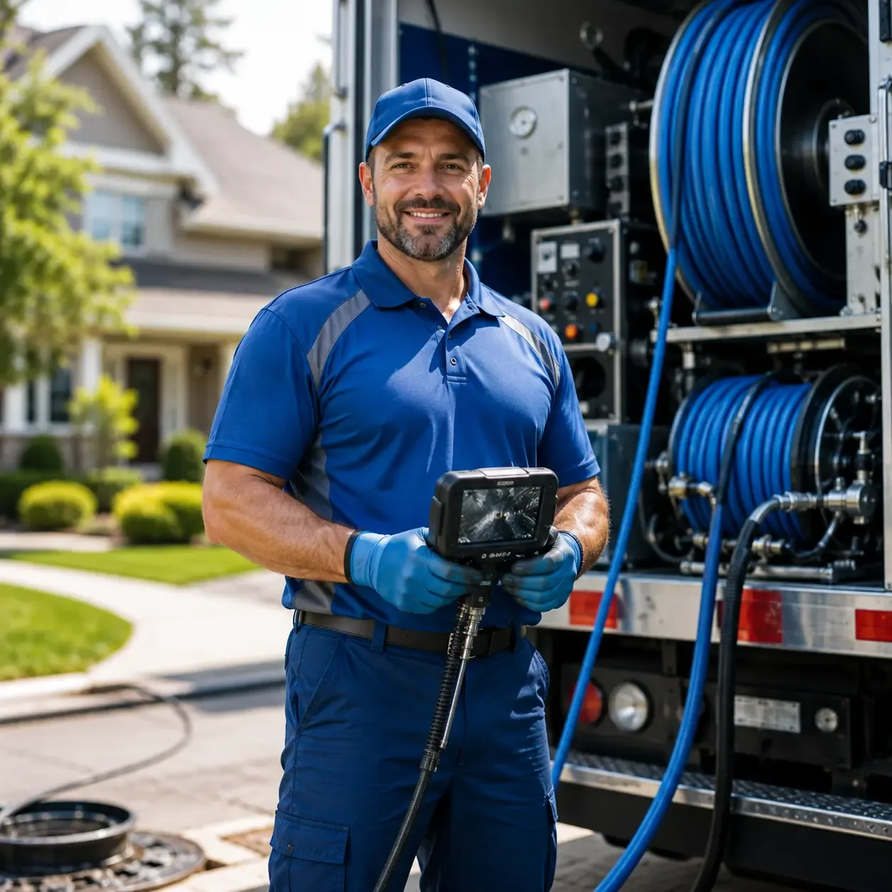 Local outdoor drain cleaning specialists in Fredericksburg, OH
